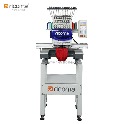 2017 Hot sale RiCOMA cheap embroidery machine 1 head